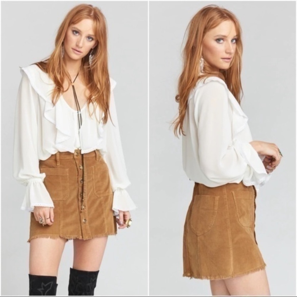 White/ cream blouse